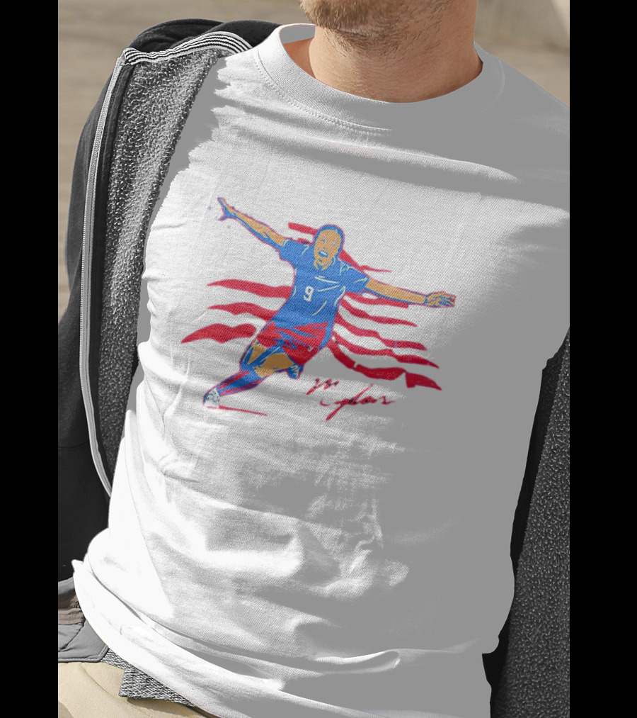 Mallory Swanson Golden Goal USA Soccer Patriotic T-Shirt