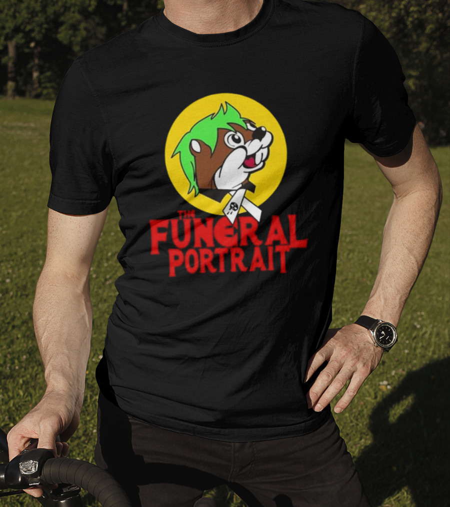Buc-Ee’s The Funeral Portrait Skull Ribbon T-Shirt