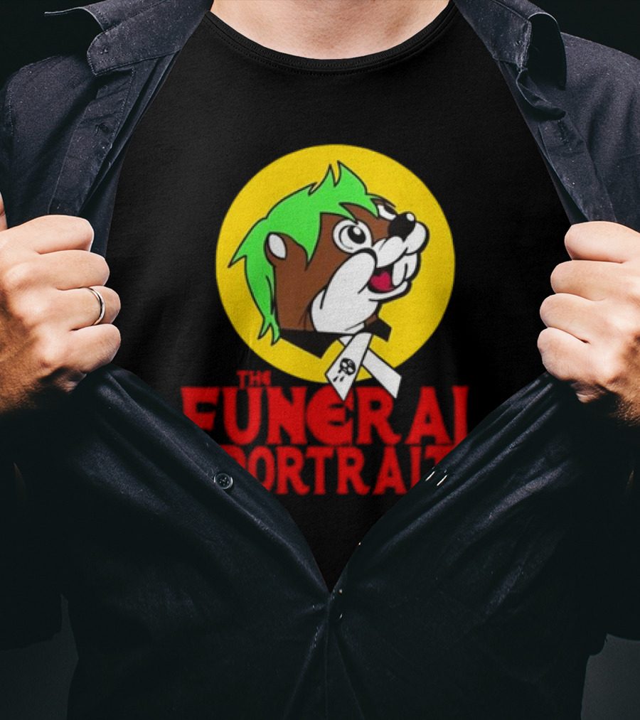 Buc-Ee’s The Funeral Portrait Skull Ribbon T-Shirt