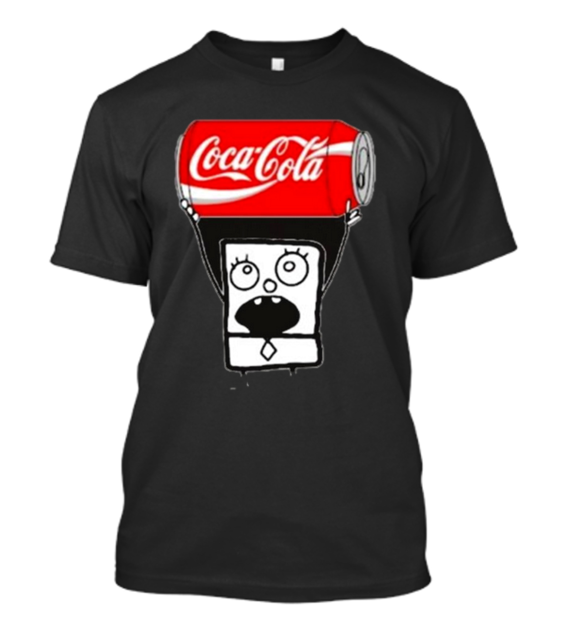 Doodlebob Holding Coca Cola Can T-Shirt