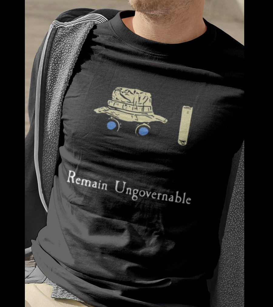 Remain Ungovernable Bucket Hat And Sunglasses T-Shirt