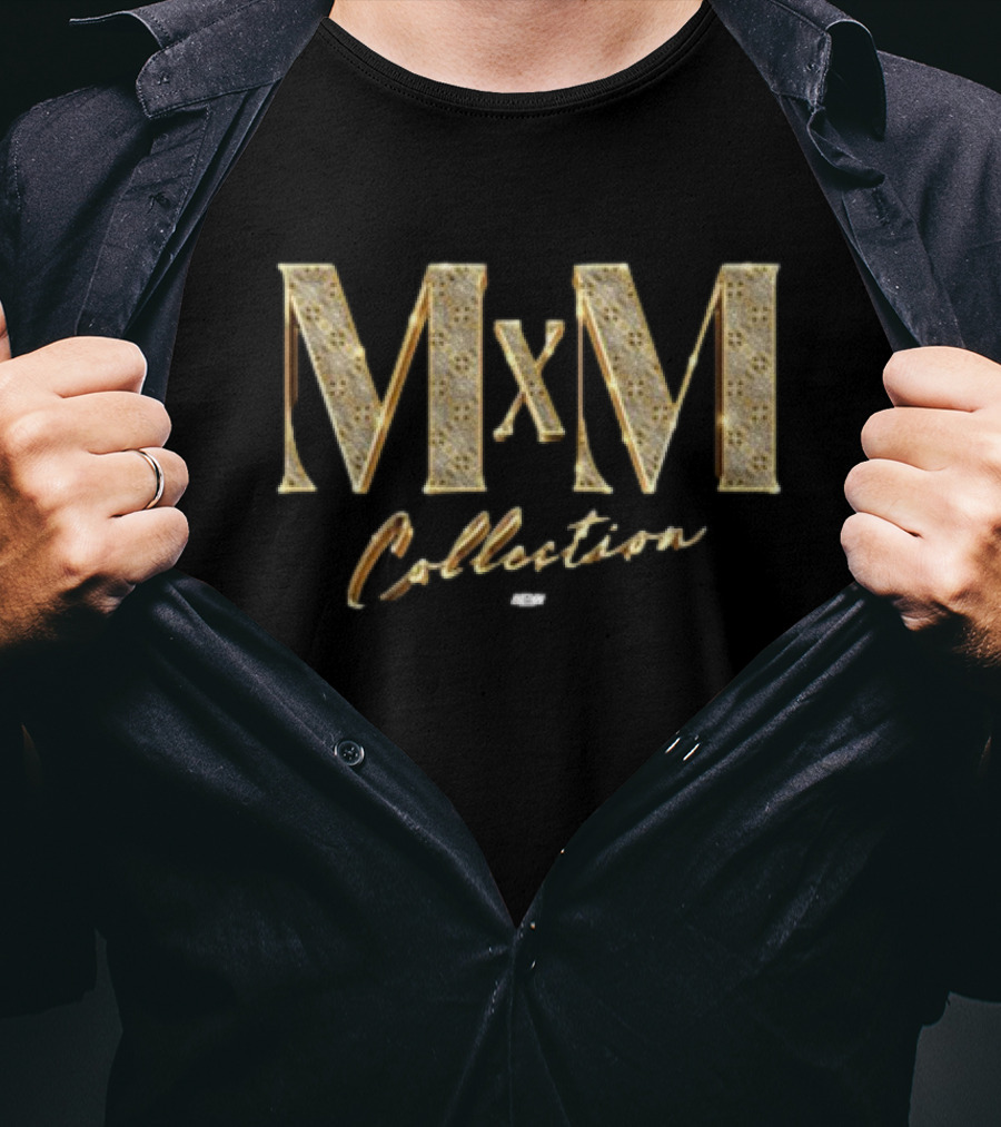 MxM Collection – Gold Text Style Design By MxM T-Shirt