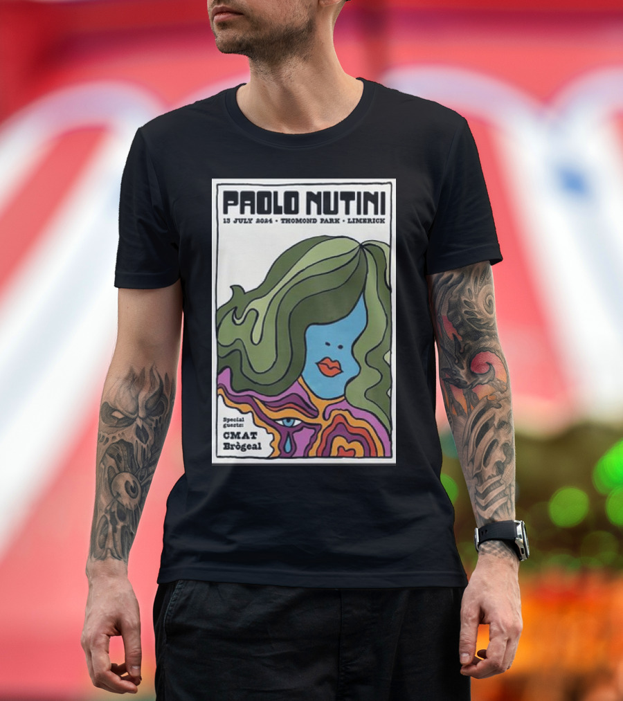 Paolo Nutini July 13 2024 Thomond Park Limerick Special Guests CMAT Brógéal T-Shirt