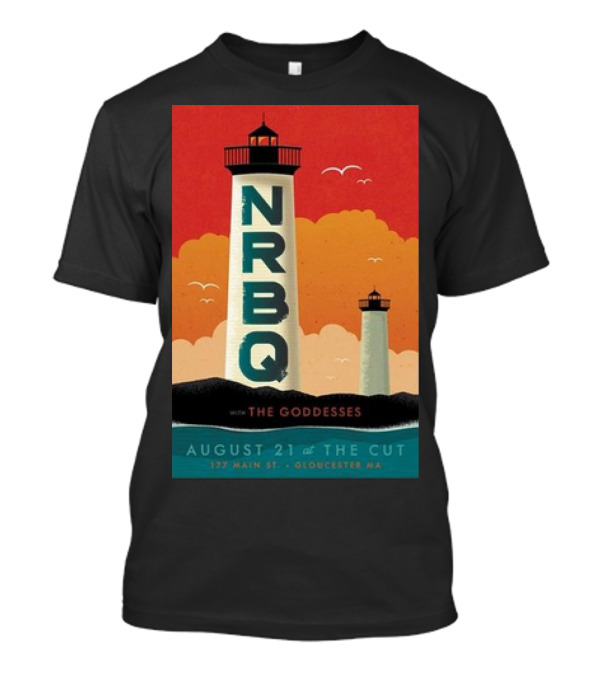 NRBQ With The Goddesses August 21 At The Cut 177 Main St Gloucester MA T-Shirt
