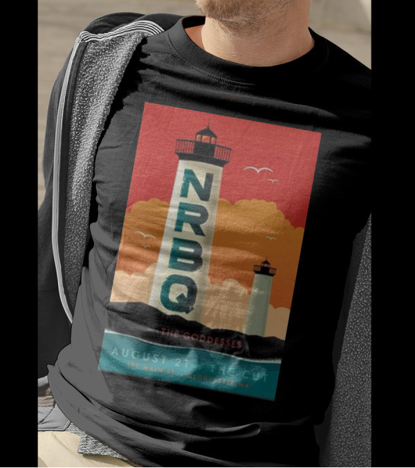 NRBQ With The Goddesses August 21 At The Cut 177 Main St Gloucester MA T-Shirt