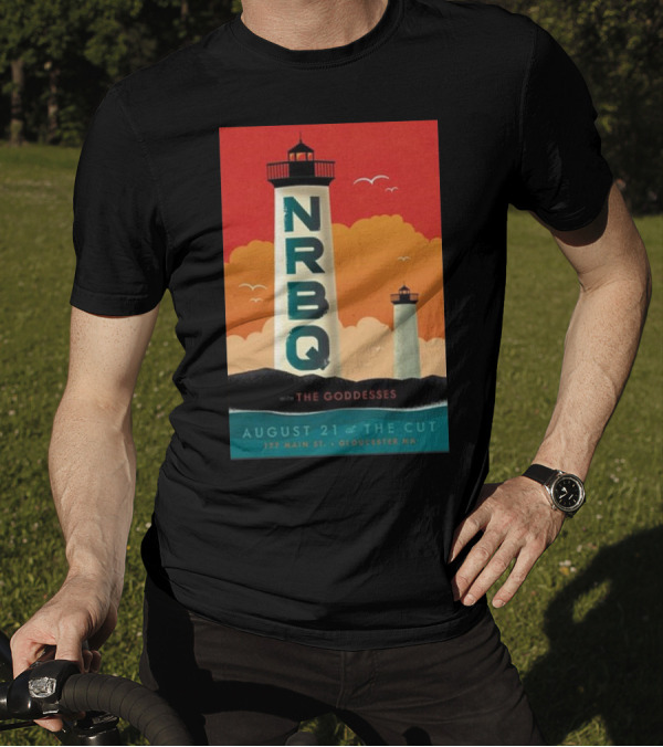 NRBQ With The Goddesses August 21 At The Cut 177 Main St Gloucester MA T-Shirt