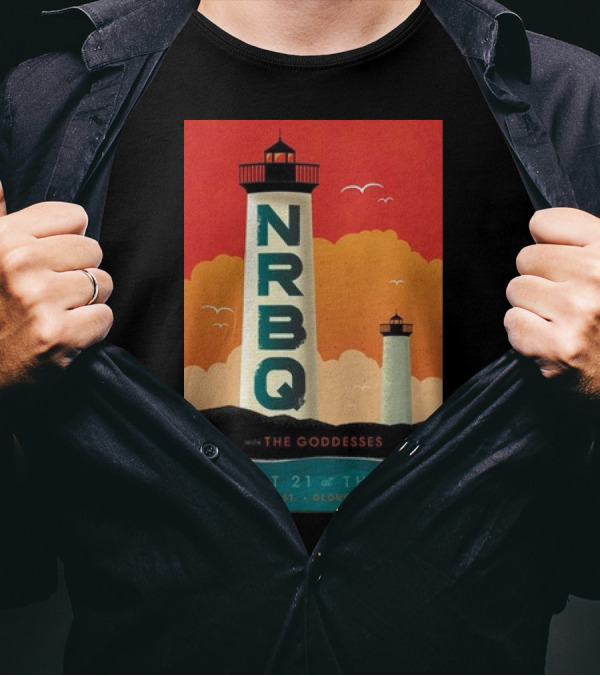 NRBQ With The Goddesses August 21 At The Cut 177 Main St Gloucester MA T-Shirt