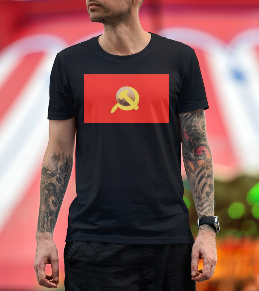 Coconut Coded Communism Kamala Harris Communist Hammer and Sickle T-Shirt