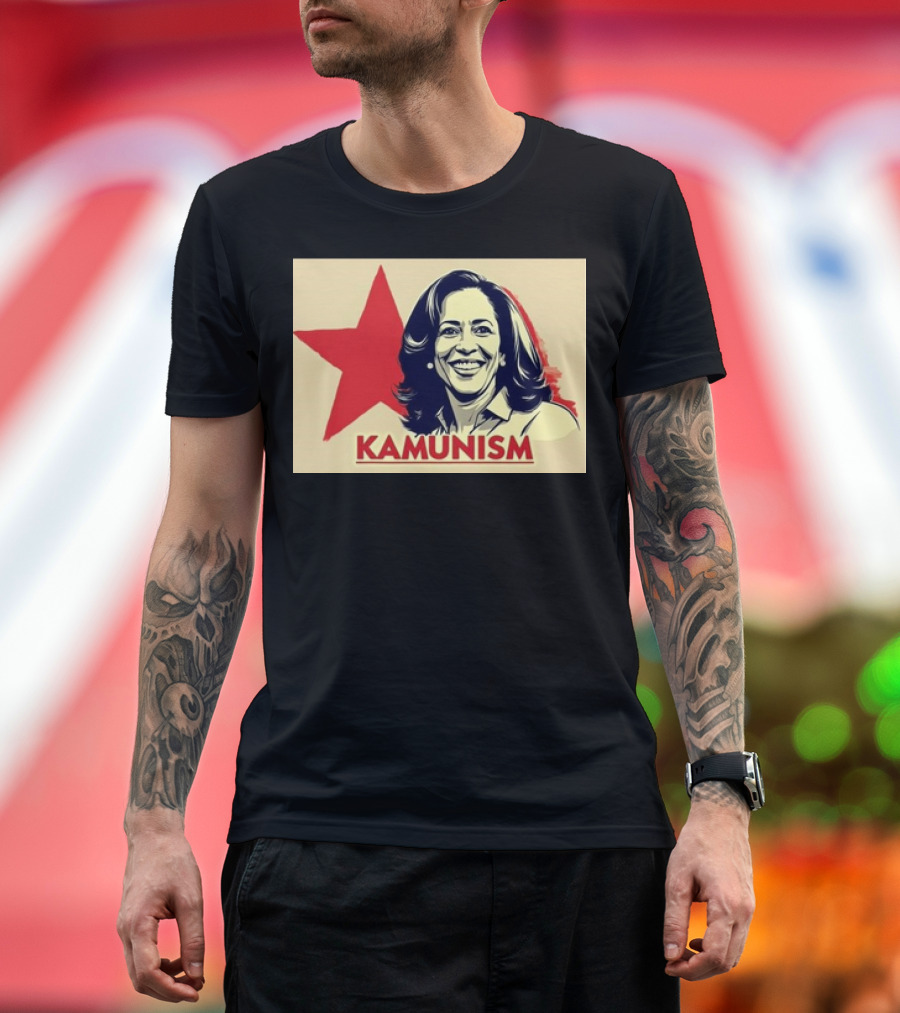 Kamala Harris Kamunism Red Star T-Shirt