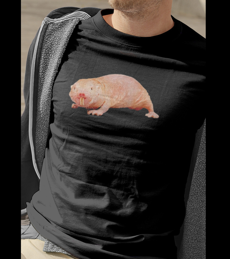 Naked Mole Rat Image On Clothing T-Shirt