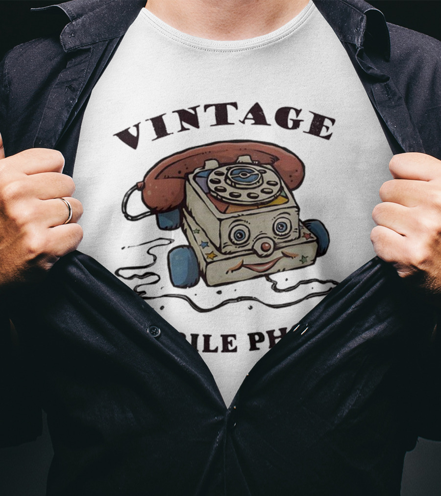 Vintage Chatter Telephone Mobile Phone Original T-Shirt