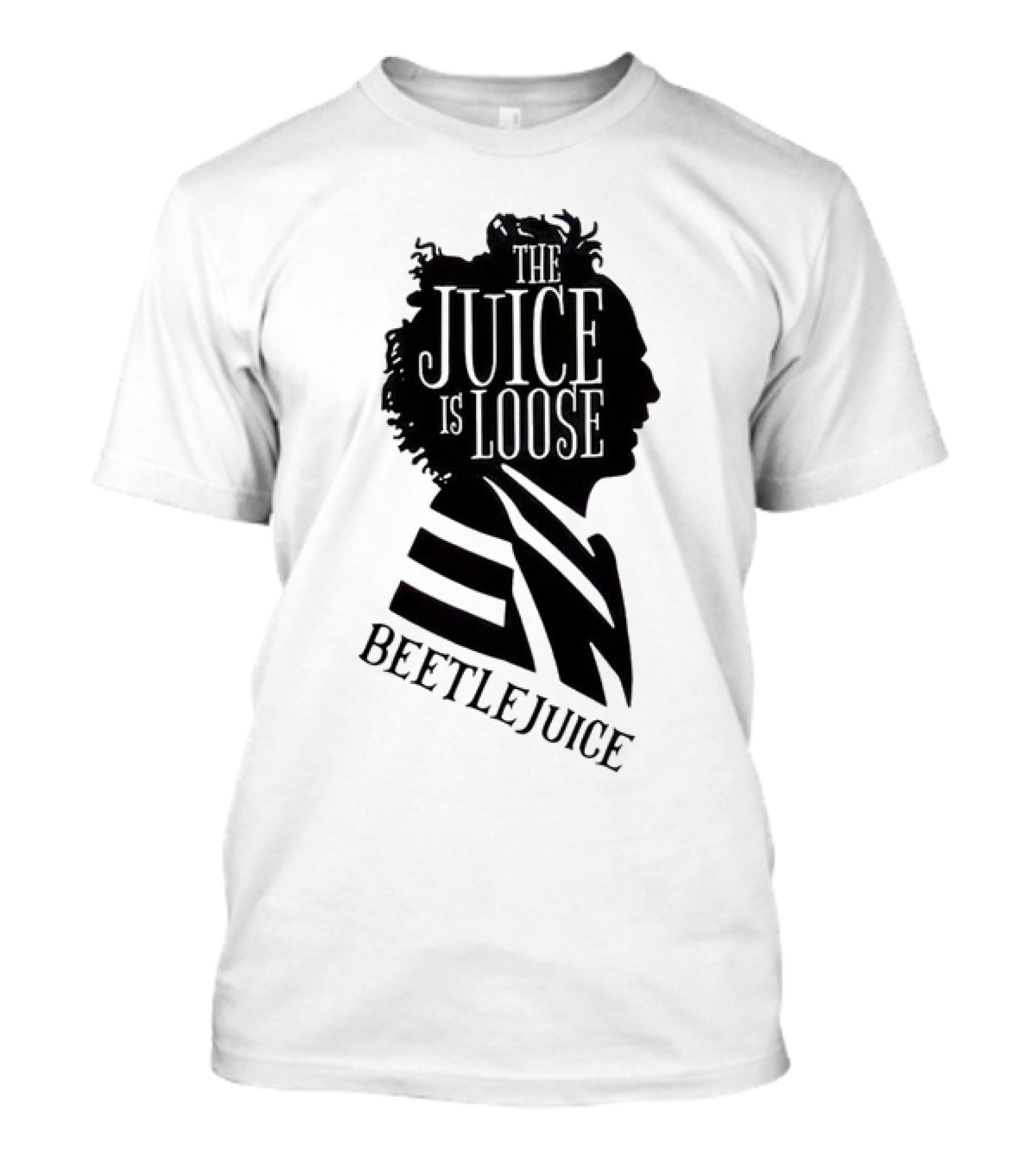 Beetlejuice The Juice Is Loose Silhouette Profile T-Shirt