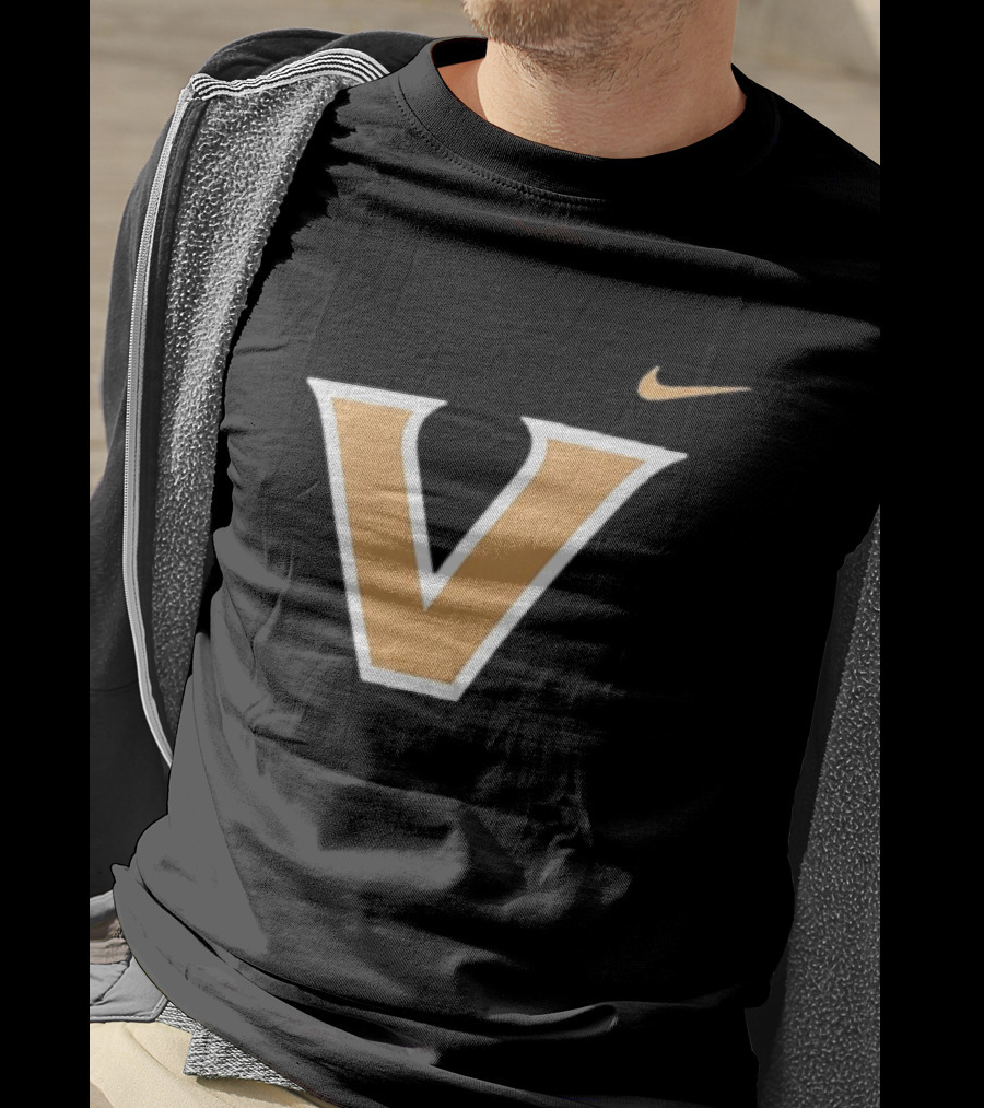 Vanderbilt Commodores Black V T-Shirt