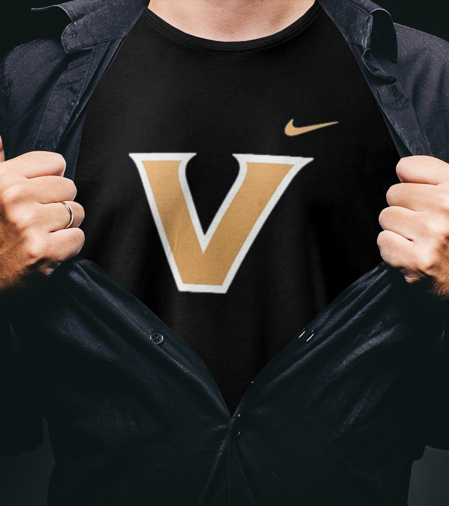 Vanderbilt Commodores Black V T-Shirt