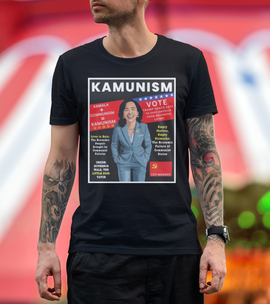 Kamunism Kamala + Communism = Kamunism Vote Trump Vance 2024 To Save America From Becoming China Economic Despair Brought by Communist Policies CCP Me