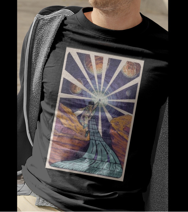 O.A.R Red Rocks Amphitheatre Morrison CO Aug 18 2024 Psychedelic Journey Space Astronaut Planets T-Shirt