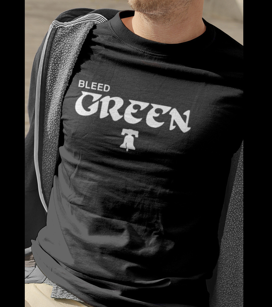 Bleed Green Philadelphia Phillies Liberty Bell T-Shirt