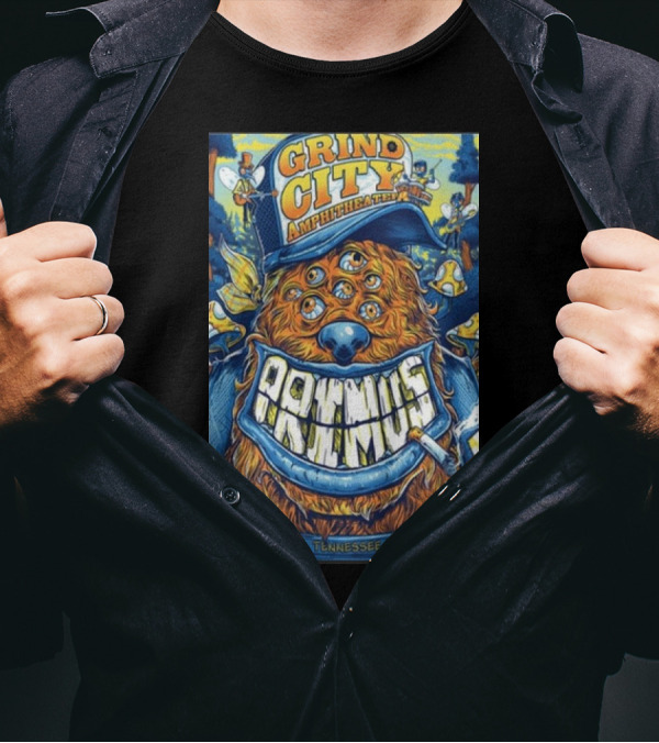 Grind City Amphitheater Primus Memphis Tennessee 8-20-24 Six-Eyed Character T-Shirt