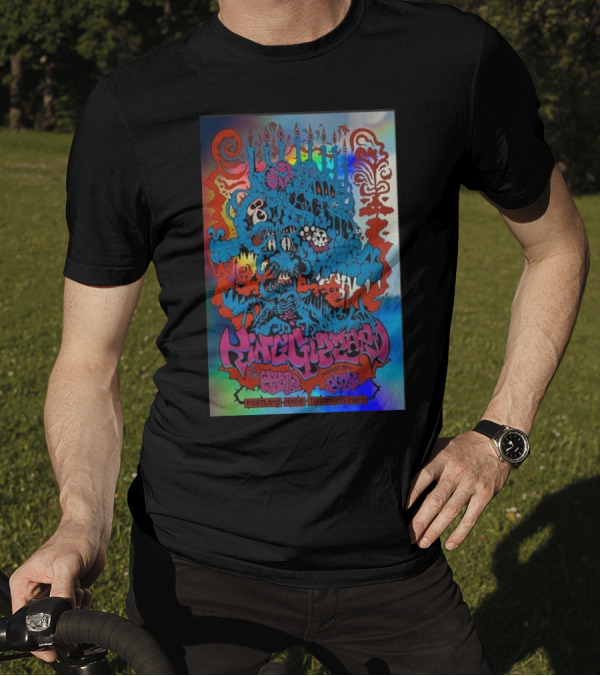 King Gizzard And The Lizard Wizard Portland Maine Thompson's Point August 20 2024 Psychedelic T-Shirt