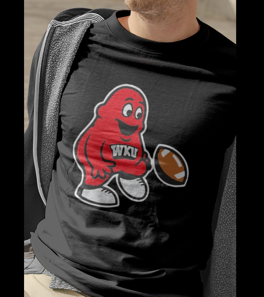 Western Kentucky Hilltoppers WKU Big Red Football Mascot T-Shirt