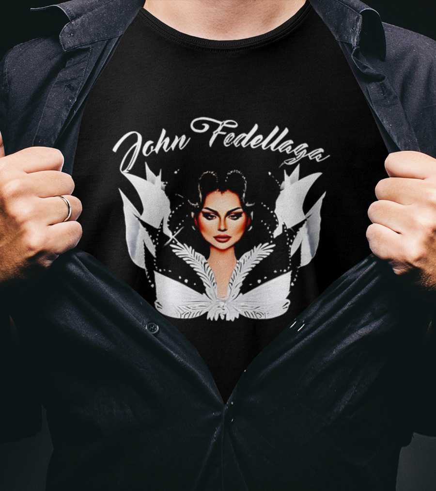 John Fedellaga White Feather Queen T-Shirt