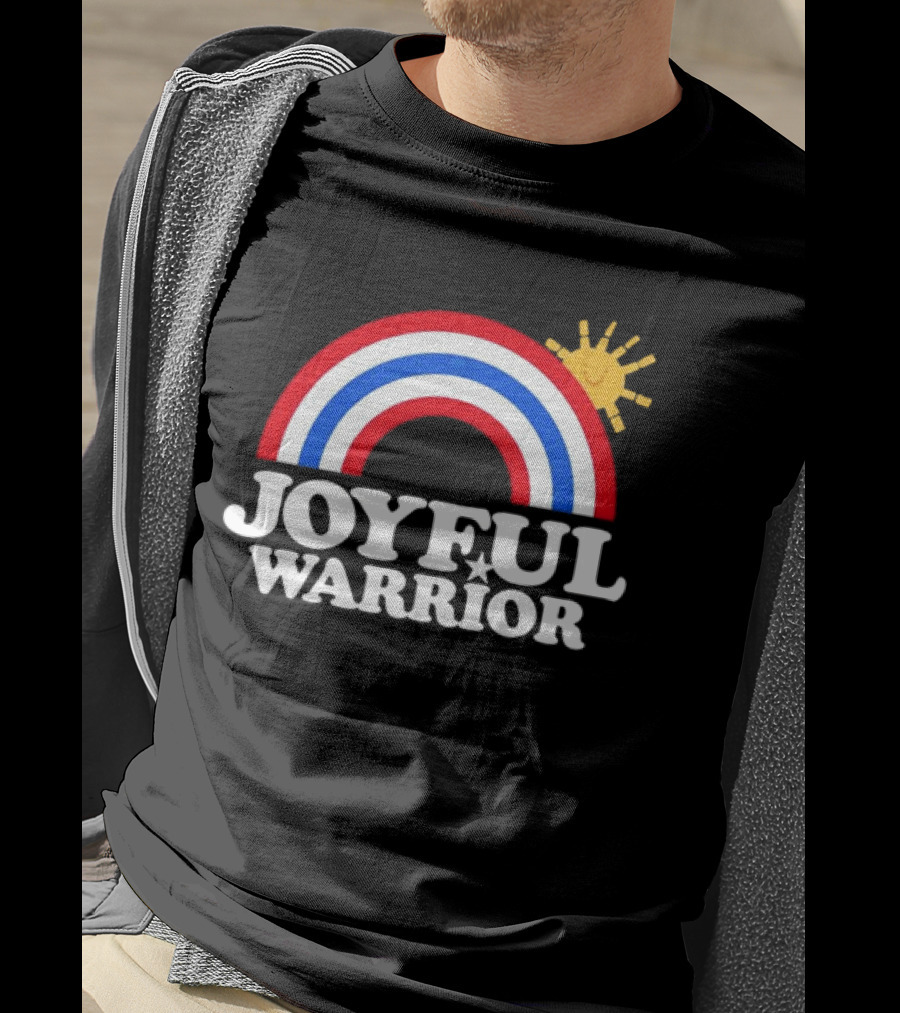 Joyful Warrior Rainbow Sunburst T-Shirt