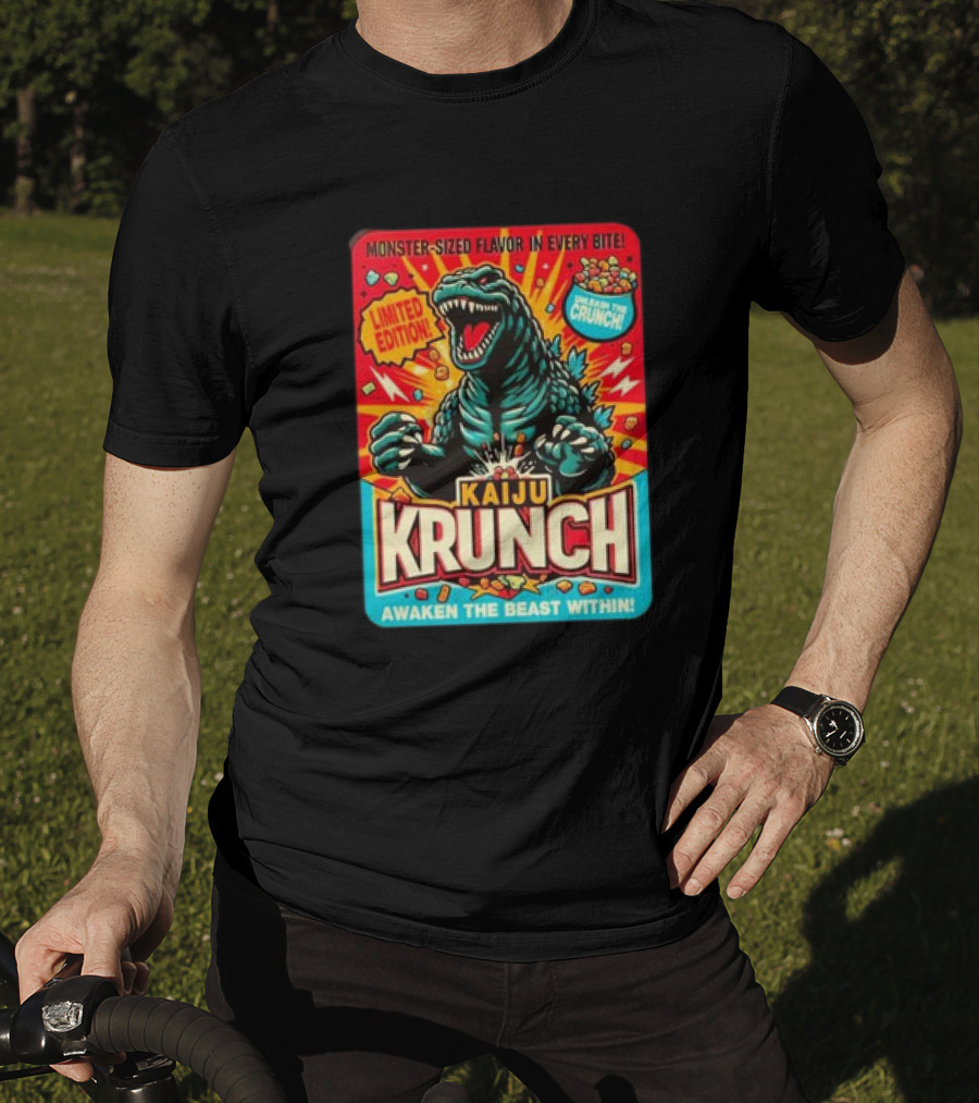 Kaiju Krunch Monster-Sized Flavor Awaken The Beast Within T-Shirt