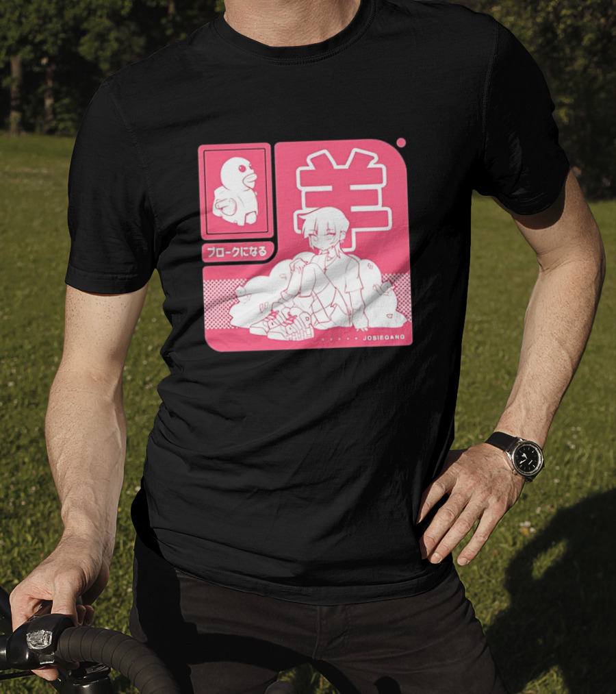 Sheepxing Bloke Becomes Broke Jobiegang Anime T-Shirt
