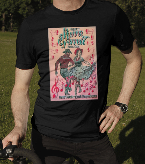 Sierra Ferrell August 22 Austin Texas Stubb’s Waller Creek Amphitheater Tour T-Shirt