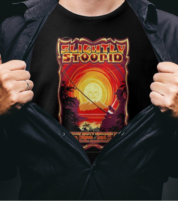 Slightly Stoopid Slightly Stoopid Summer Tour Redding Civic Auditorium August 22 T-Shirt