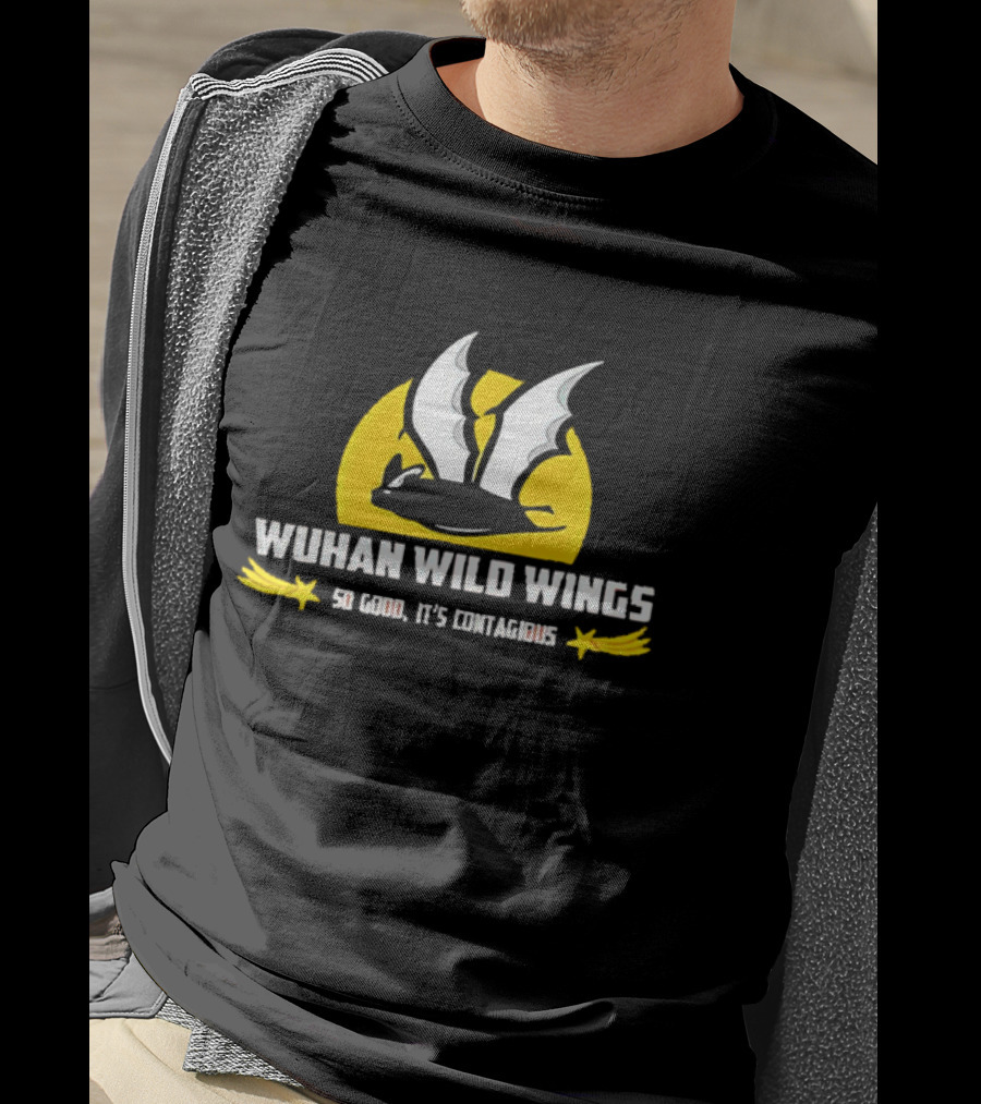 Wuhan Wild Wings So Good It's Contagious Bat T-Shirt