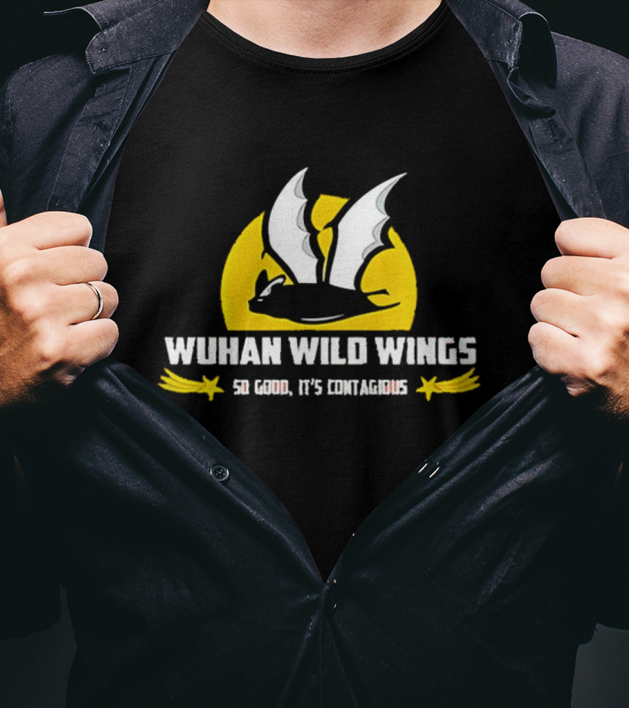 Wuhan Wild Wings So Good It's Contagious Bat T-Shirt