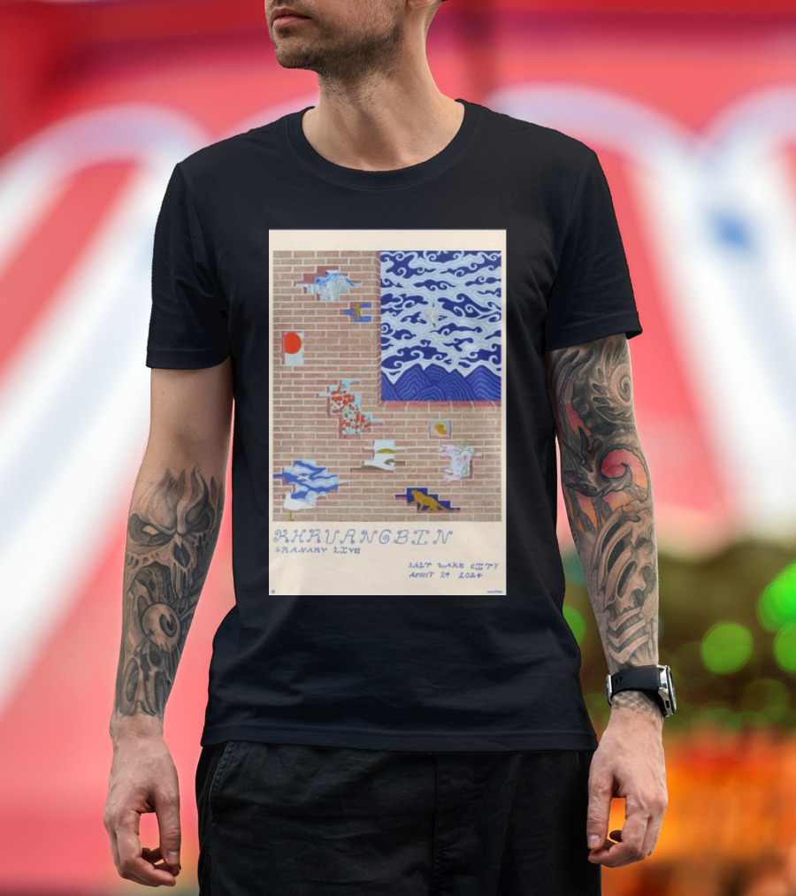 Khruangbin Grammy Live August 29 2024 Salt Lake City T-Shirt