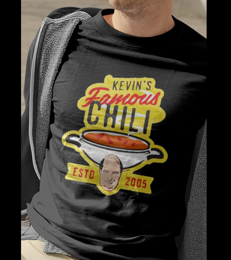 Kevin’s Famous Chili Estd 2005 Michael Wearing Badge T-Shirt