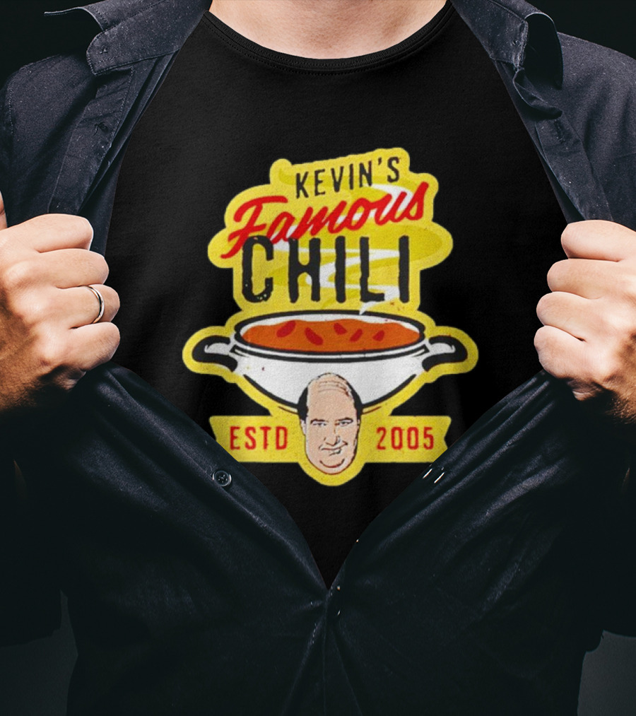 Kevin’s Famous Chili Estd 2005 Michael Wearing Badge T-Shirt