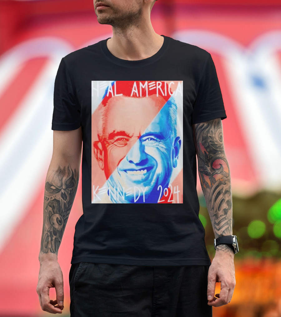 Heal America Kennedy 2024 Patriotic Red and Blue T-Shirt