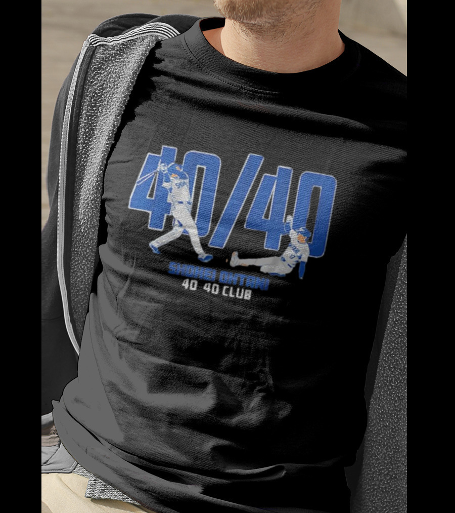 Shohei Ohtani 40/40 Club Los Angeles T-Shirt