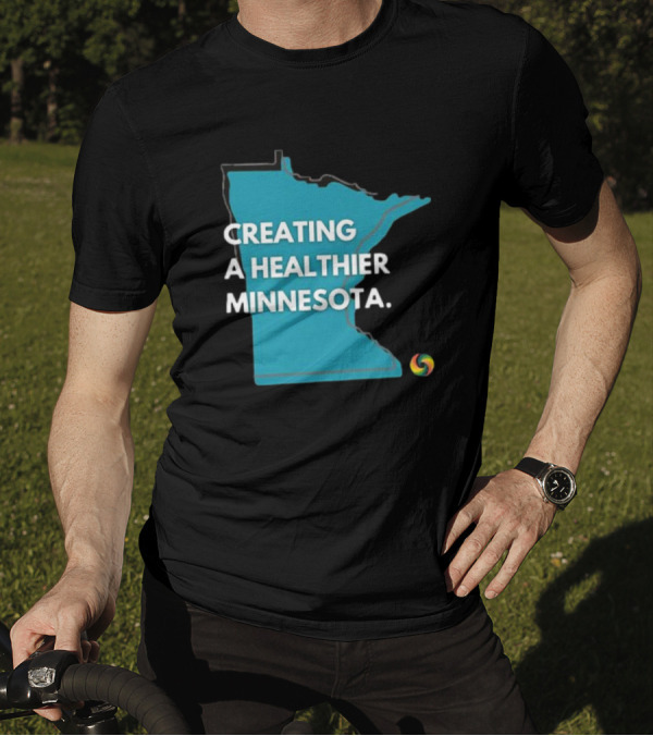 Creating A Healthier Minnesota State Logo With Swirl T-Shirt