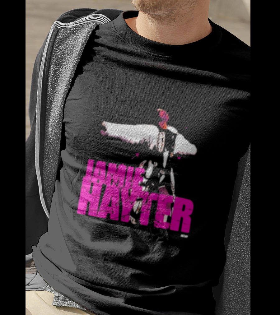 Jamie Hayter Bold Pink Wrestler Aesthetic T-Shirt