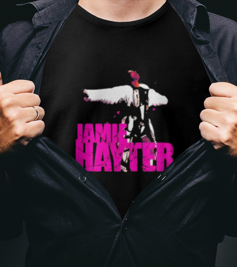 Jamie Hayter Bold Pink Wrestler Aesthetic T-Shirt