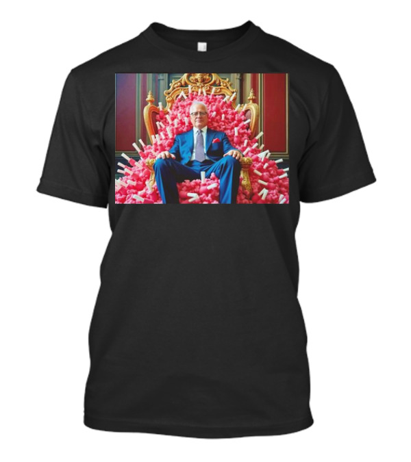 King Of Tampon Tim Walz Throne Of Tampons T-Shirt