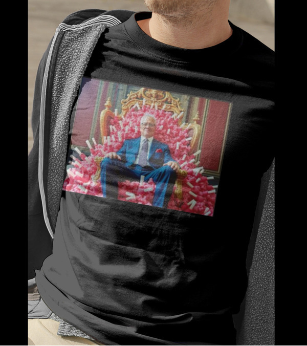 King Of Tampon Tim Walz Throne Of Tampons T-Shirt