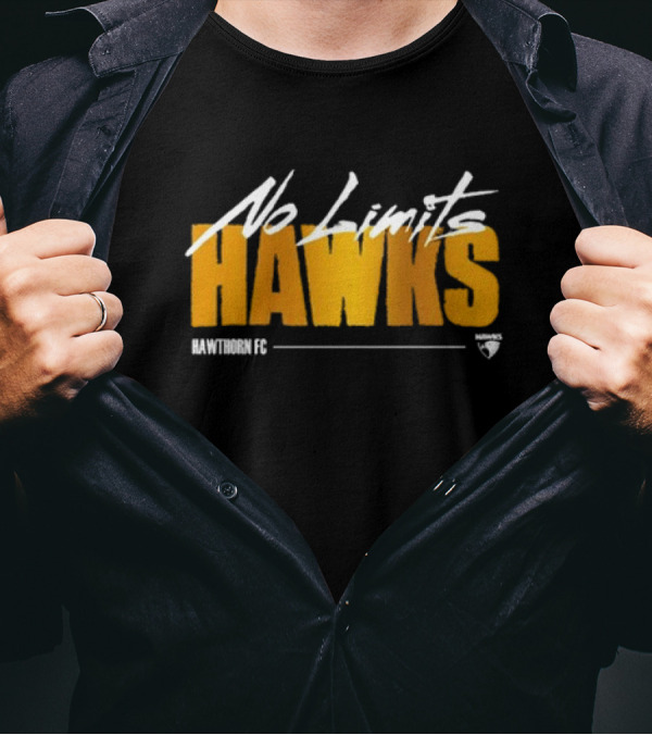 No Limits Hawks Hawthorn FC The Finals T-Shirt