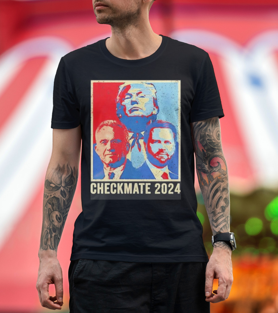 Trump Vance Kennedy Checkmate 2024 Hope Retro T-Shirt