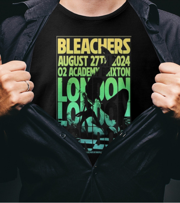 Bleachers O2 Academy Brixton London August 27th 2024 Live Photo By Mauricio Morales T-Shirt