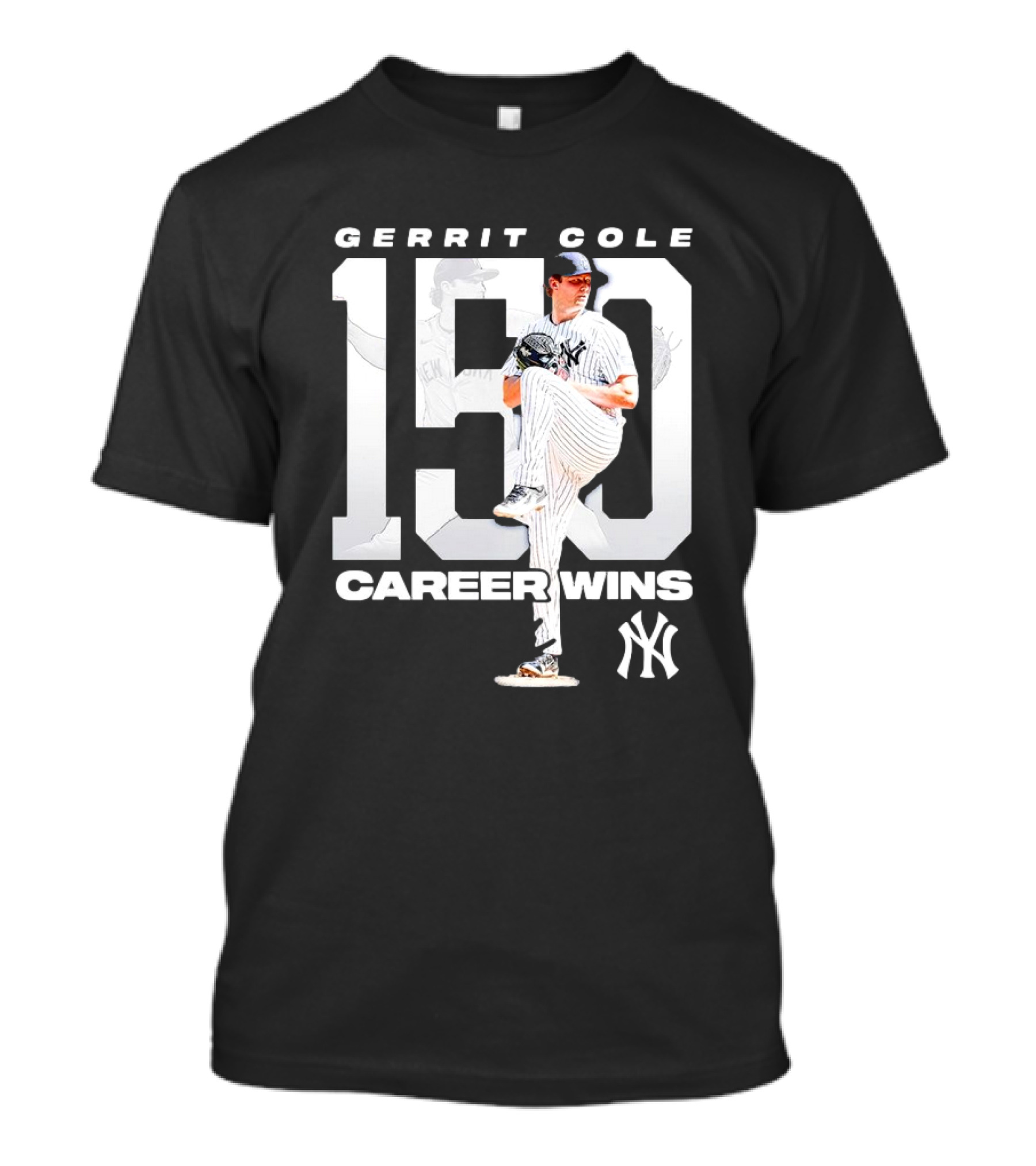 Gerrit Cole 150 Career Wins New York Yankees T-Shirt