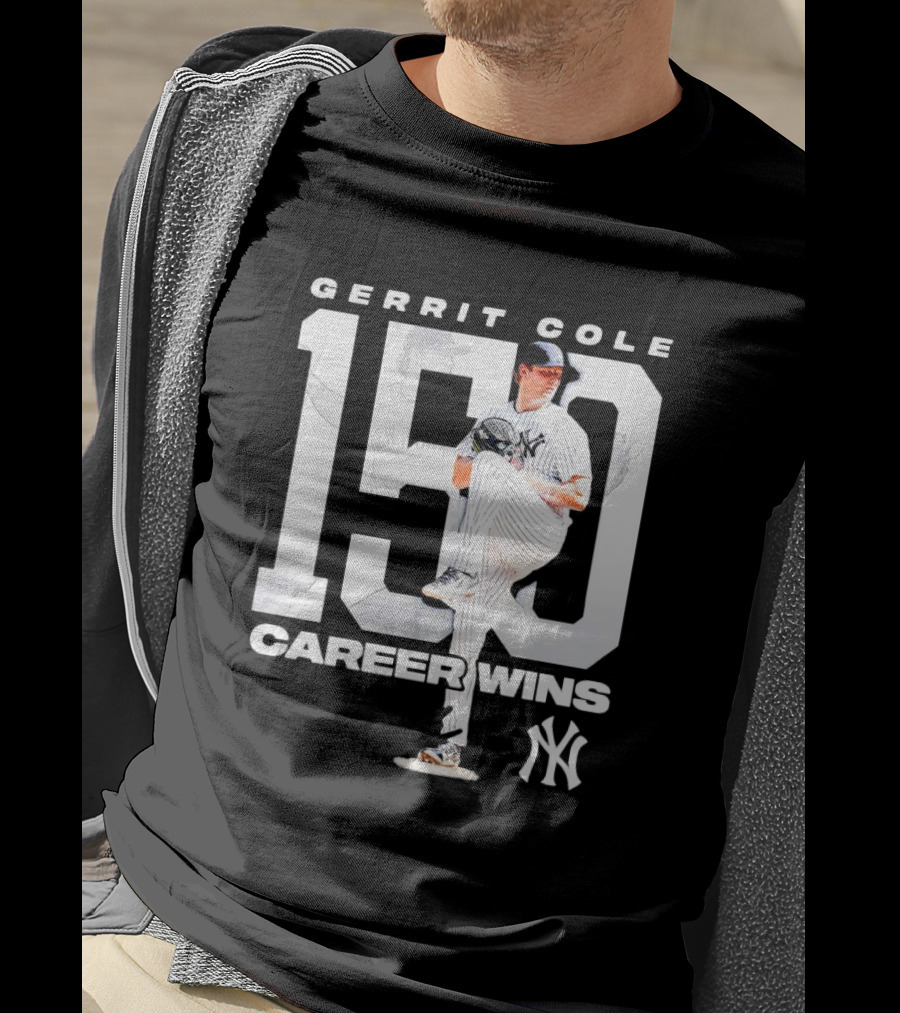Gerrit Cole 150 Career Wins New York Yankees T-Shirt