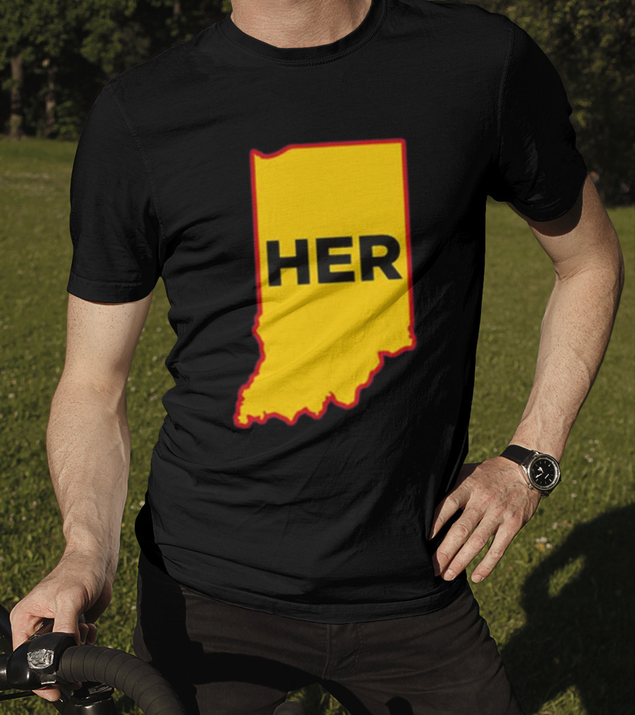 Indiana HER Map T-Shirt