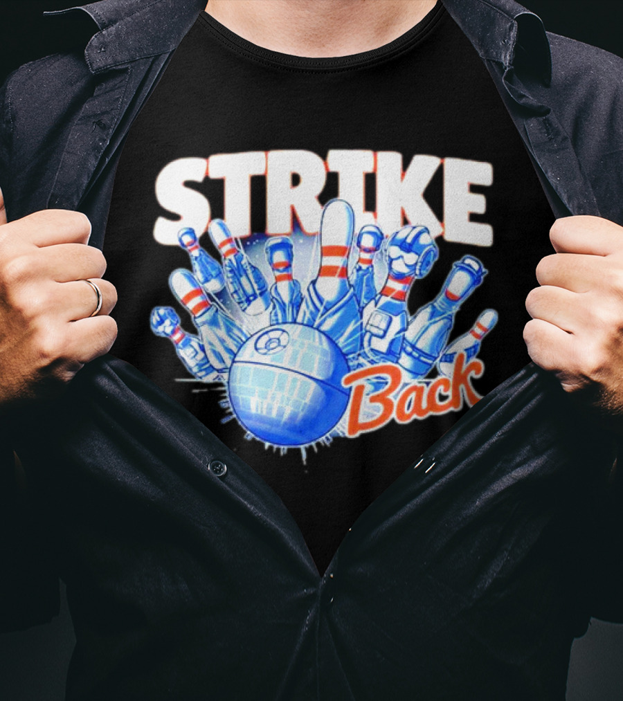 STRIKE Back Bowling And Star Wars Mashup T-Shirt