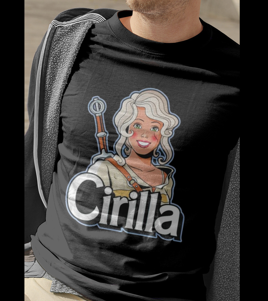Cirilla Cartoon Style The Witcher Ciri T-Shirt